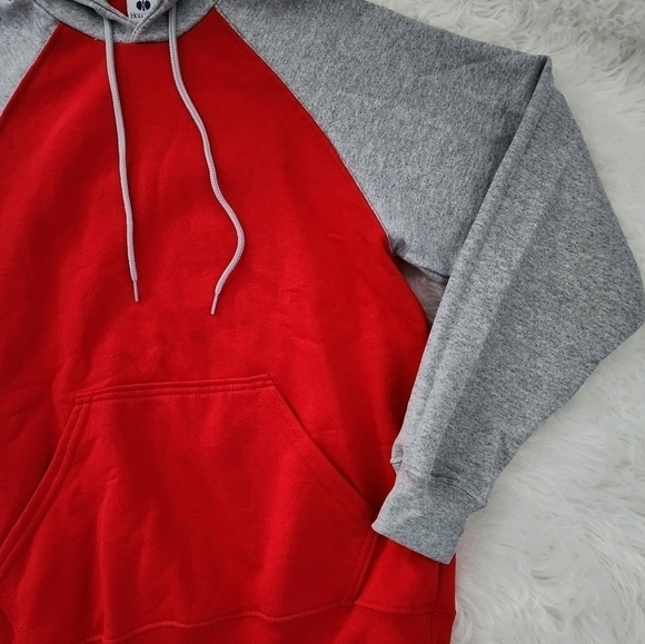 Holloway Sportswear Banner Hoodie Red/Athletic Heather Size Small. New w… - Picture 2 of 7